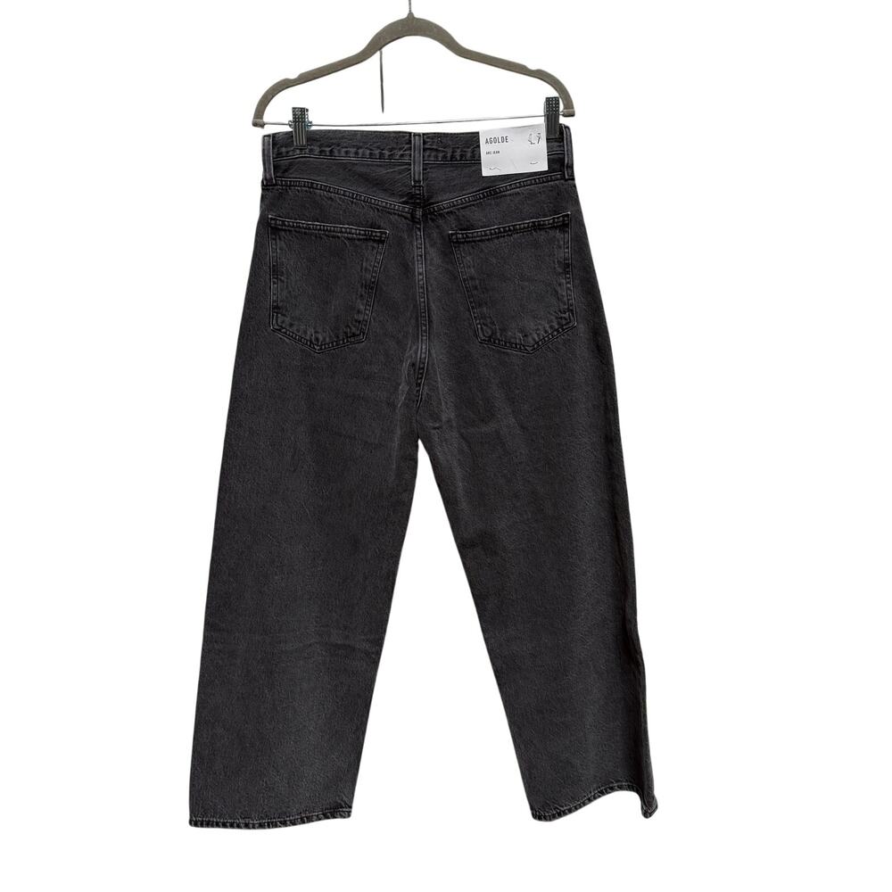 New AGOLDE Jeans Women's 27 ARC Loose Wide Leg Crop Gray Wash